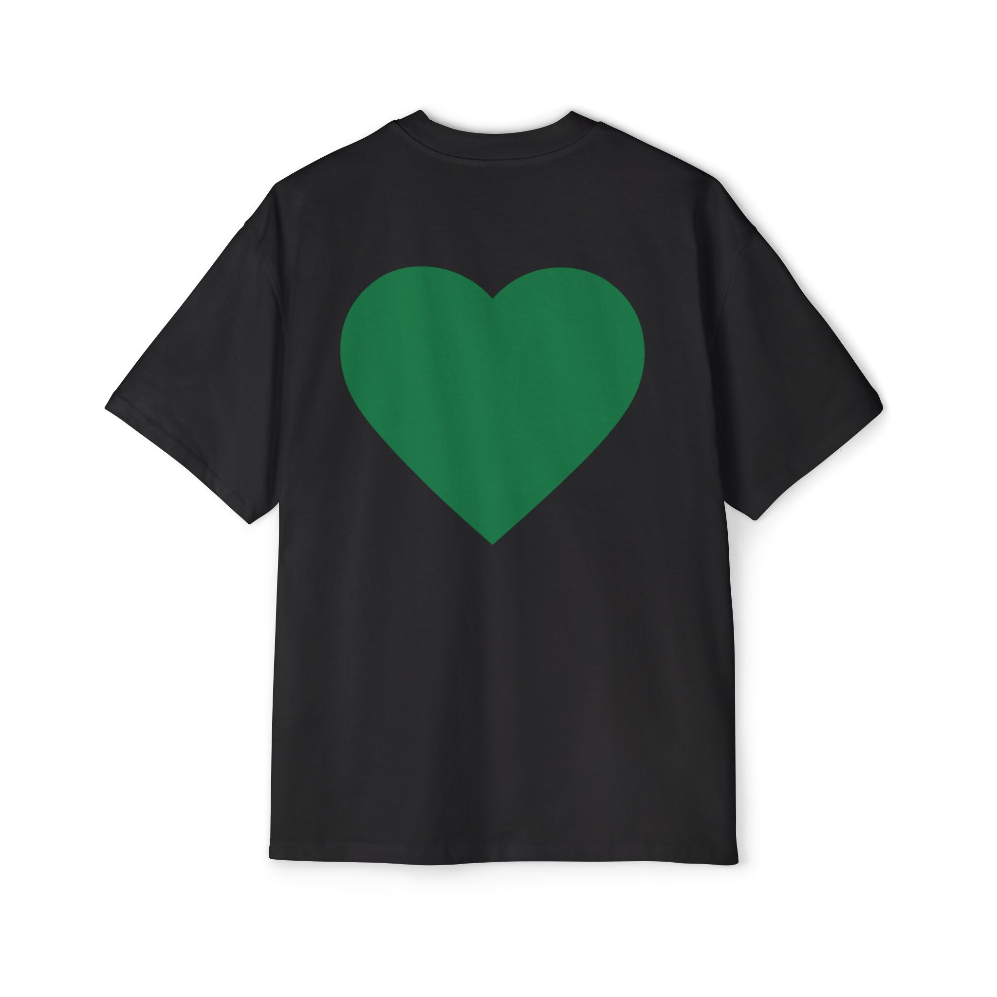 Green Heart Tee — 'GM (got money)' Graphic T-Shirt