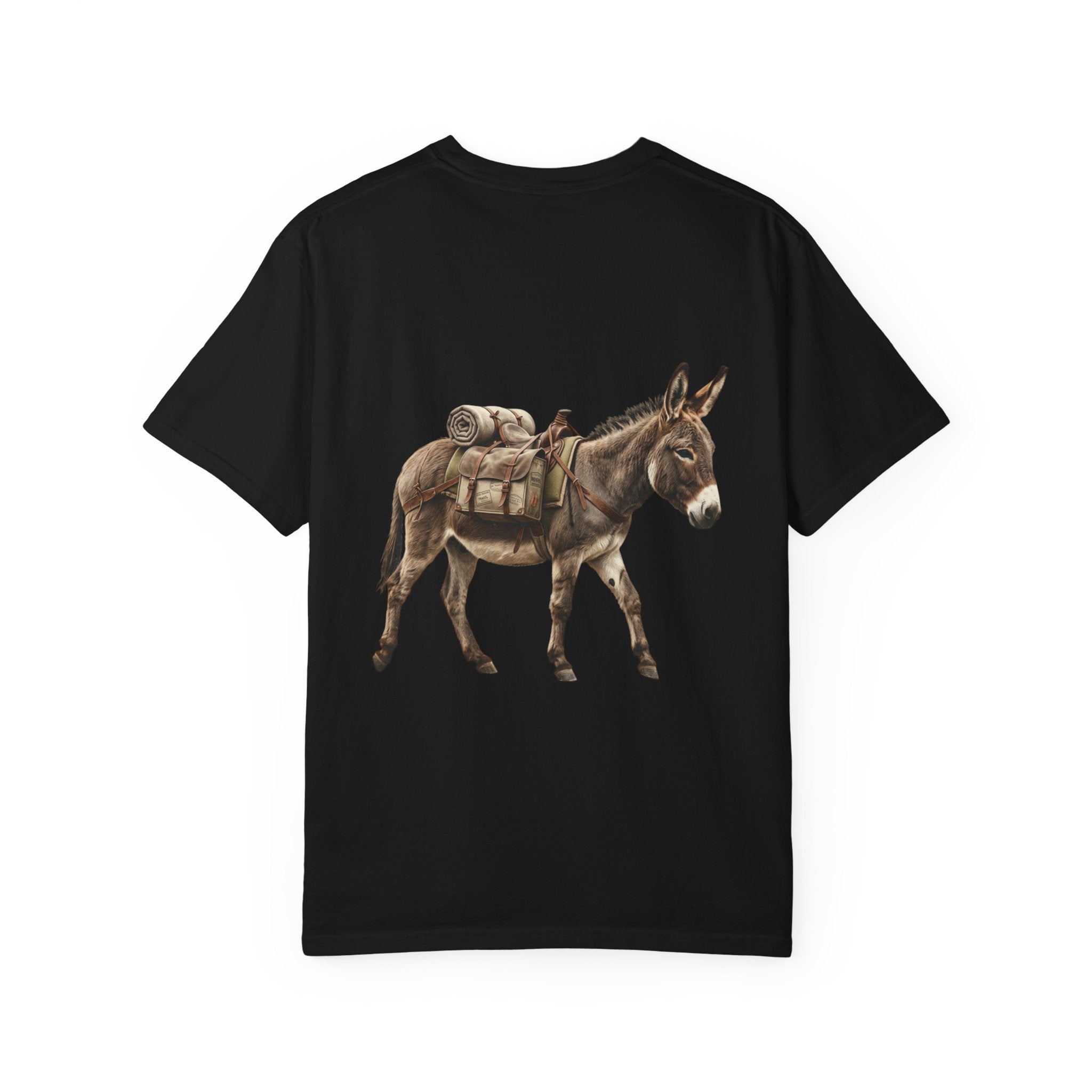 Donkey Packback T-Shirt — Rustic Pack Mule Graphic Tee