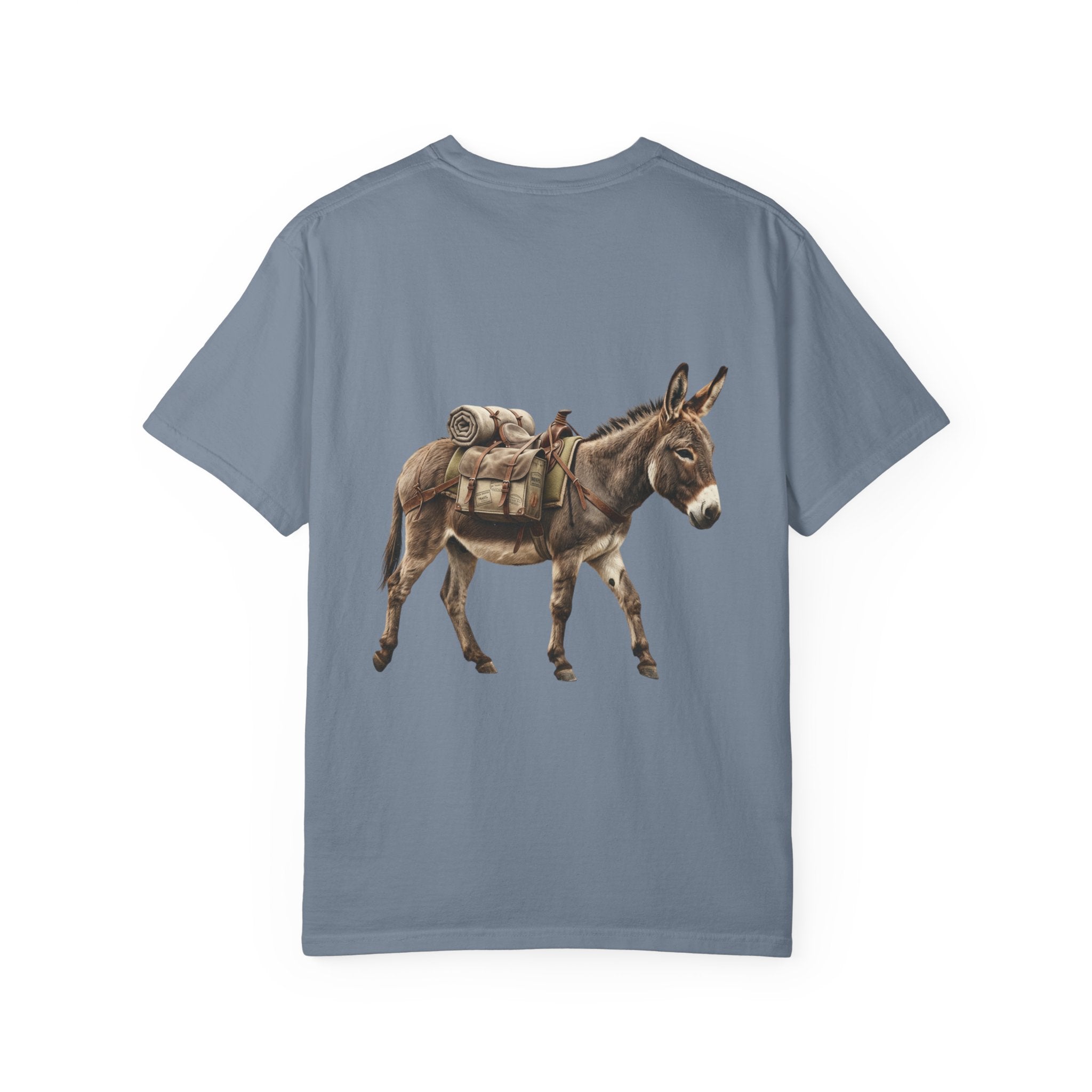 Donkey Packback T-Shirt — Rustic Pack Mule Graphic Tee