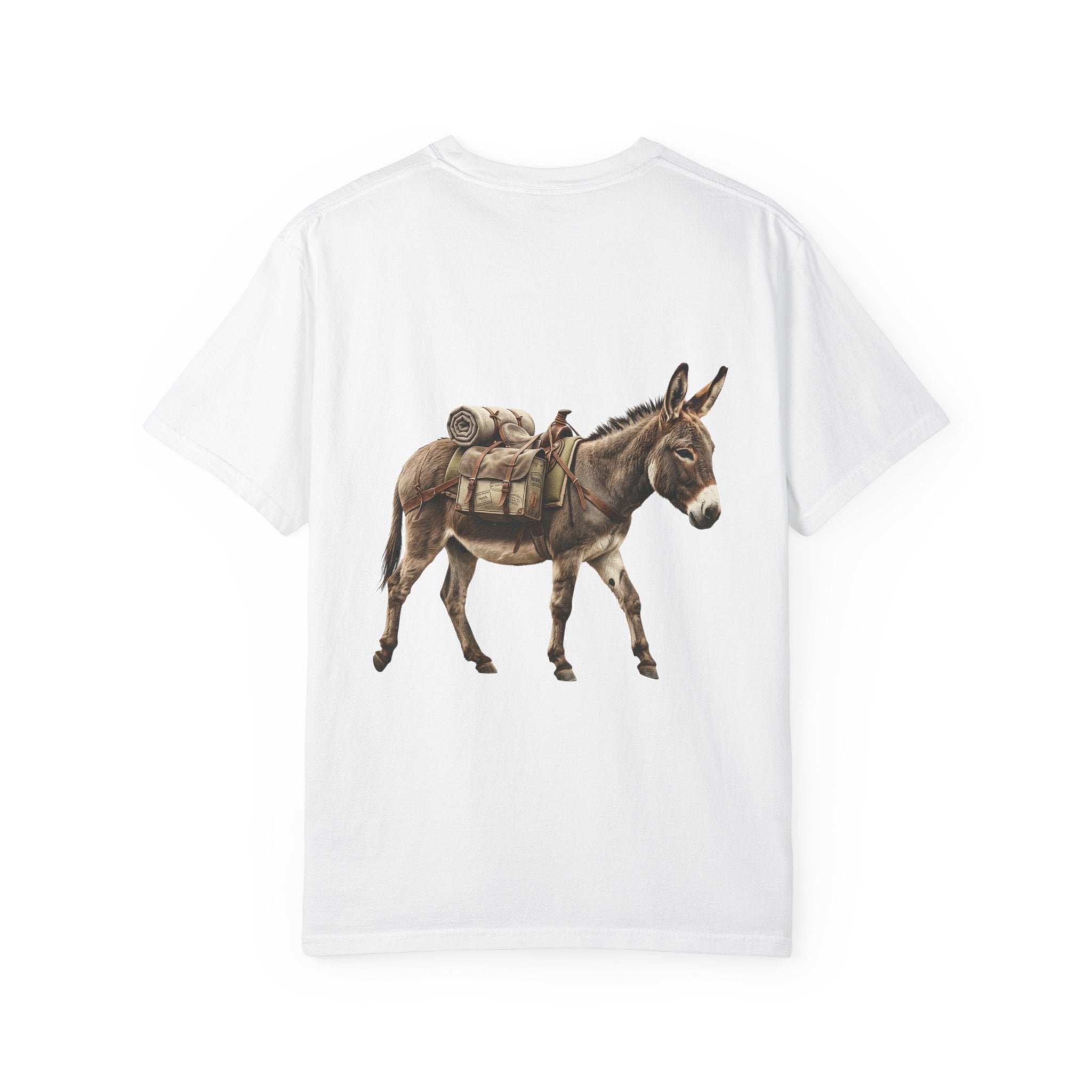 Donkey Packback T-Shirt — Rustic Pack Mule Graphic Tee