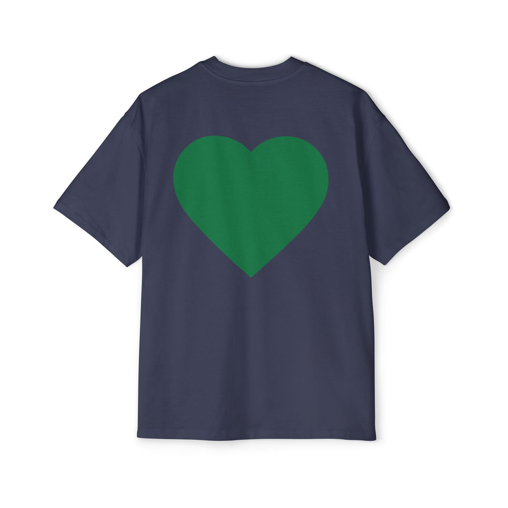 Green Heart Tee — 'GM (got money)' Graphic T-Shirt