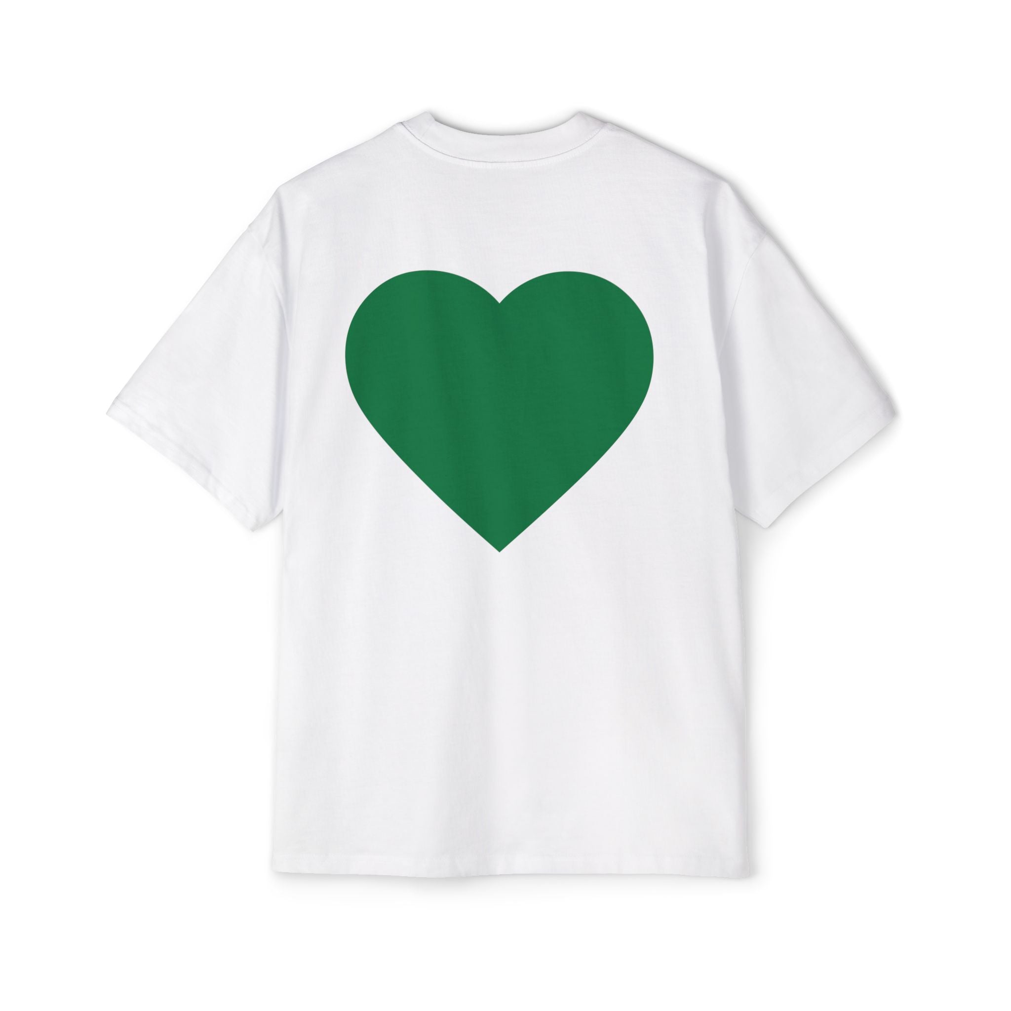 Green Heart Tee — 'GM (got money)' Graphic T-Shirt