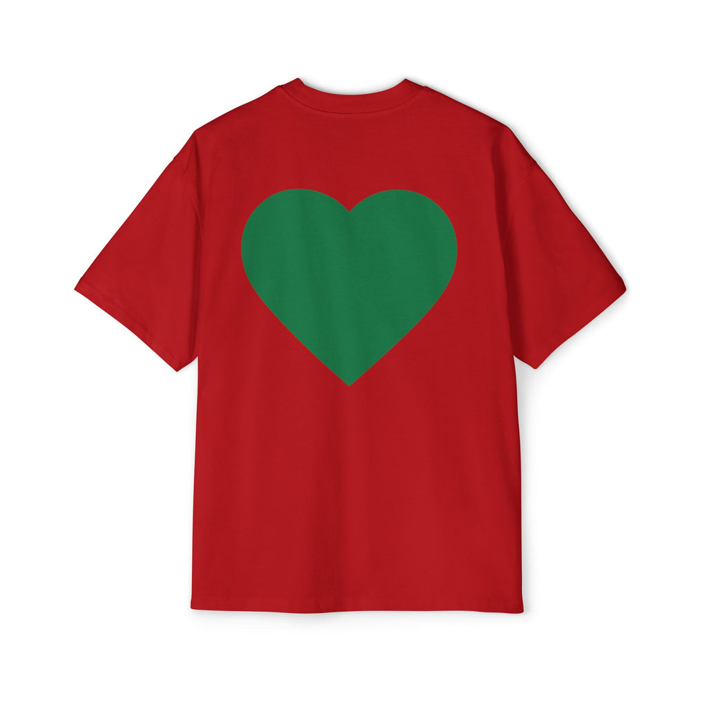Green Heart Tee — 'GM (got money)' Graphic T-Shirt