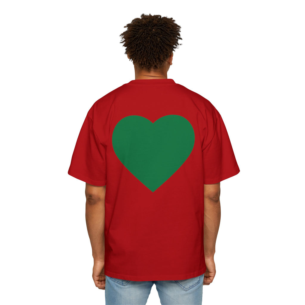 Green Heart Tee — 'GM (got money)' Graphic T-Shirt