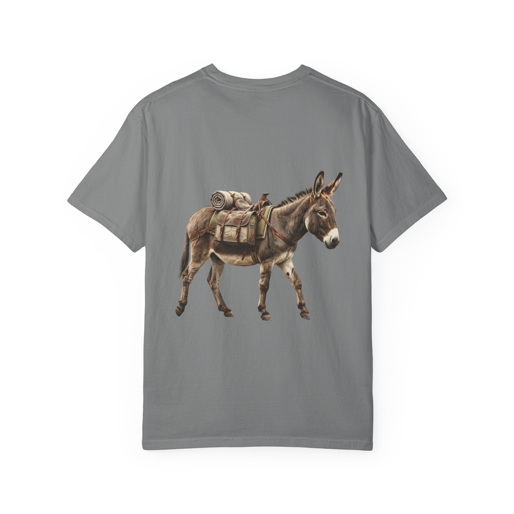 Donkey Packback T-Shirt — Rustic Pack Mule Graphic Tee