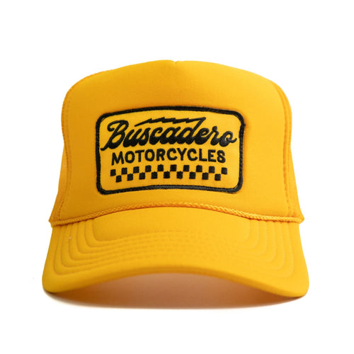 'Banner’ Foam Trucker Hat - Gold